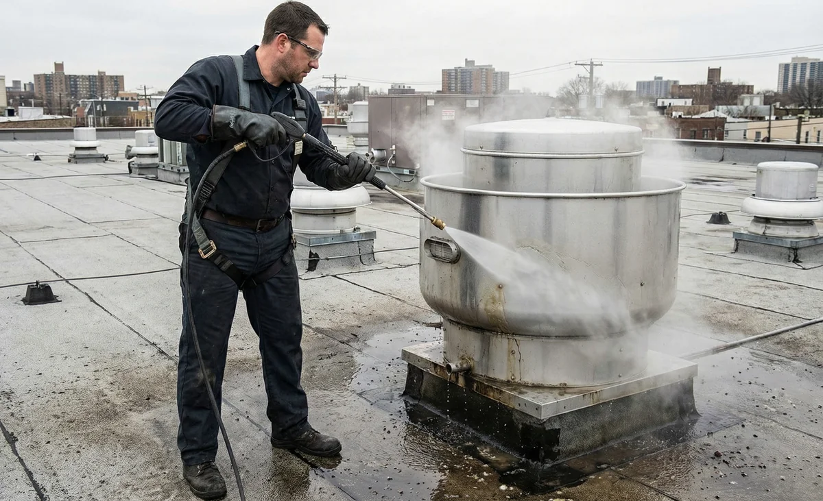 Fort Worth Hood Cleaning professional team